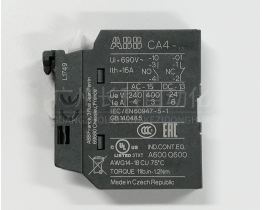 ABB接触器辅助NC常闭触点CA4-10 NO常开触点CA4-01