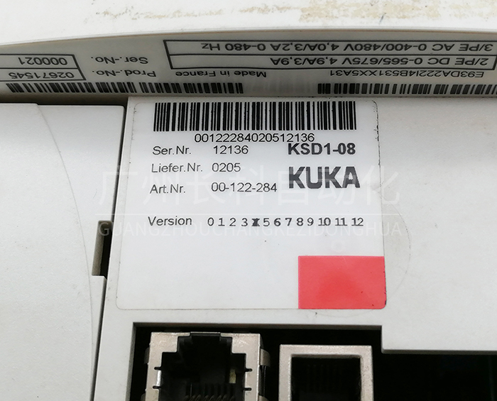 库卡C2伺服驱动器KSD1-08 00-122-284（0205）