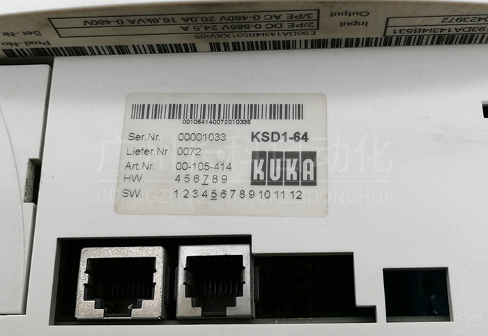 库卡C2伺服驱动器KSD1-64 00-105-414（0072）
