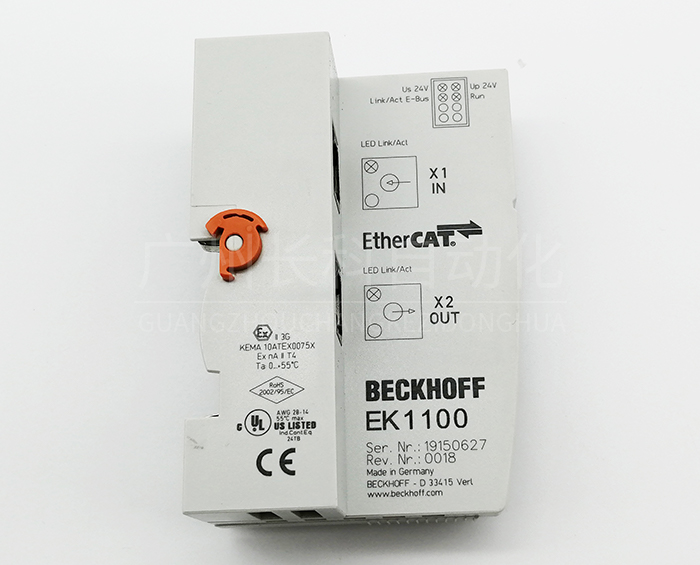 BECKHOFF倍福耦合器模块EtherCAT EK1100-0000