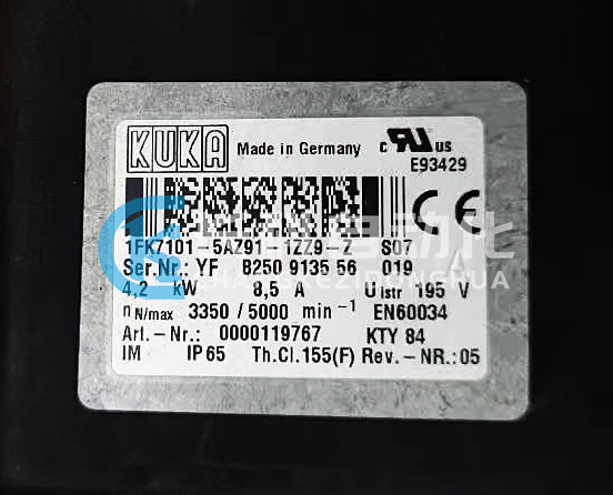 库卡4.2kw电机1FK7101-5AZ91-1ZZ9-Z S07 00-119-767