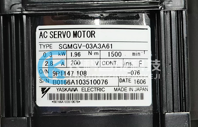 安川伺服电机SGMGV-03A3A61