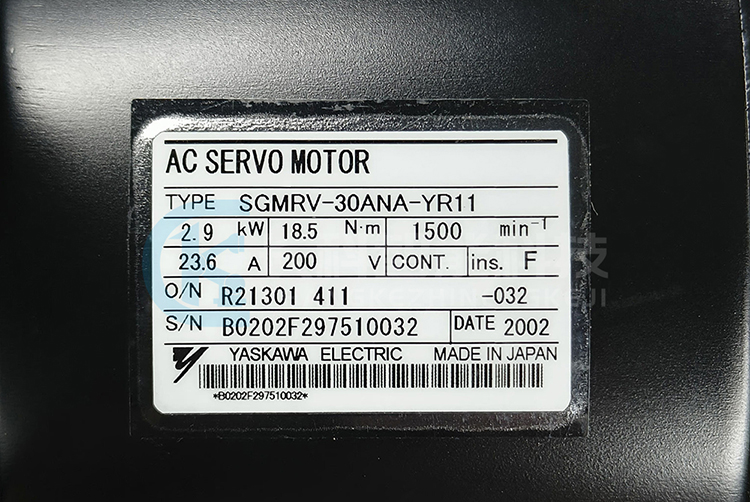 安川2.9KW伺服电机SGMRV-30ANA-YR11