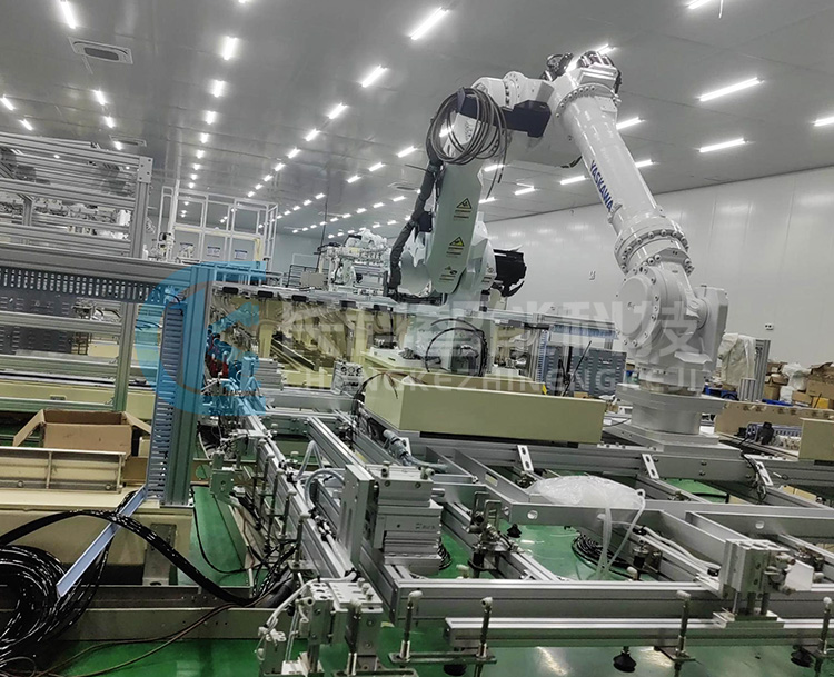 安川显示面板上下料机器人集成